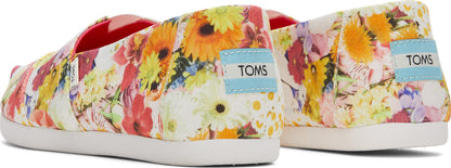 TOMS Photoreal Floral Collage Women's Alpargata