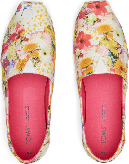 TOMS Photoreal Floral Collage Women's Alpargata