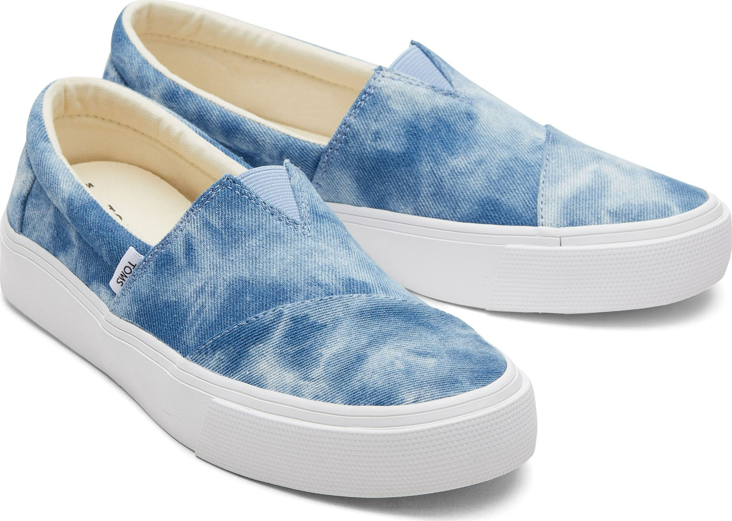 TOMS Washed Denim Women Alpargata Fenix Slip On